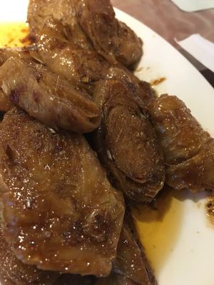 Tofu Skin w/ Lemongrass and Chili at Seattle Lotus Vegetarian in Seattle