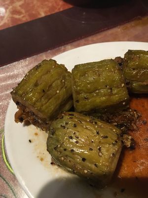 Braised Bittermelon  at Seattle Lotus Vegetarian in Seattle