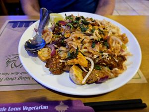 Combo Pad Thai at Seattle Lotus Vegetarian in Seattle