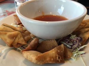 Veg Fried Won Ton at Seattle Lotus Vegetarian in Seattle