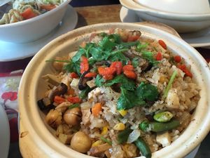 Lotus Fried Rice at Seattle Lotus Vegetarian in Seattle