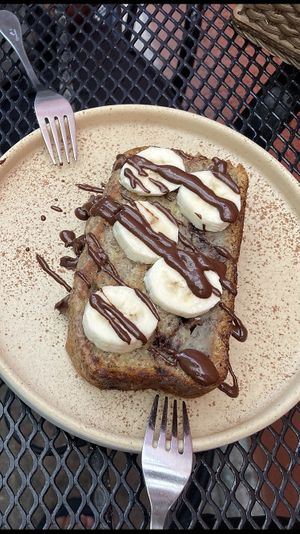 Banana bread  at Tacogreen in Queretaro