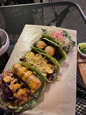 Tacos at Tacogreen in Queretaro