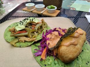 Yummy! at Tacogreen in Queretaro