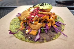 Abundance of delicious tacos! 😋 at Tacogreen in Queretaro