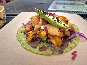 More awesome tacos! at Tacogreen in Queretaro