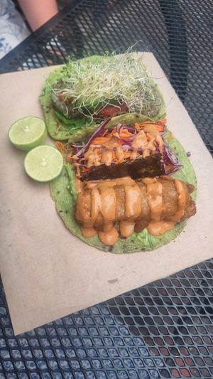 Tacos at Tacogreen in Queretaro