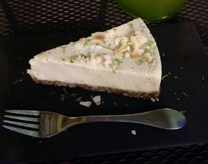 Lime Cheesecake  at Tacogreen in Queretaro