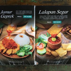 Menu at Warung Mogan in Dalung