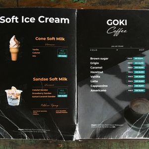 Menu at Warung Mogan in Dalung