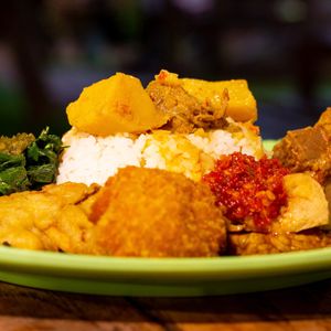 Nasi Padang at Warung Mogan in Dalung