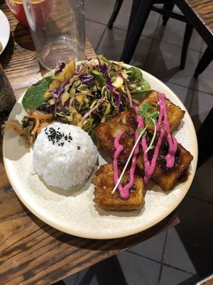 Vegan option at Manmaru in Dulwich Hill