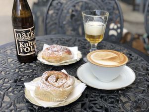 Fika  at Café Nowhere in Enskede