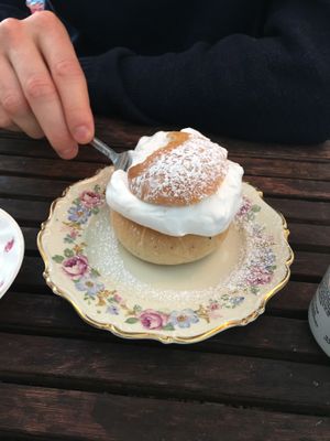 swedish semla at Café Nowhere in Enskede