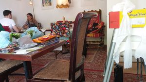 Cafe interior at Café Nowhere in Enskede