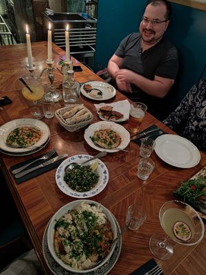 Variety of good food at Tantura in Lisbon