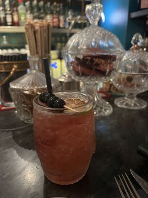 Woo woo (and the cute bar!)  at Tantura in Lisbon