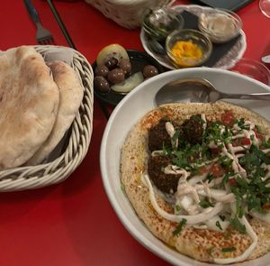 Hummus Israeli style  at Tantura in Lisbon