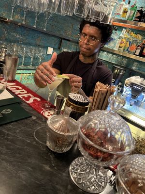 Best bartender !  at Tantura in Lisbon