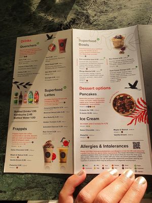 Drinks and dessert menu at Grounded Kitchen - Queens Rd in Leicester