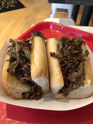 Philly cheesesteak  at Wiz Kid - Rittenhouse in Philadelphia