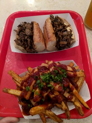 WK Philly with Rattlesnake Fries at Wiz Kid - Rittenhouse in Philadelphia