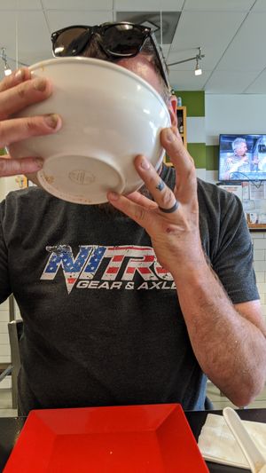 The coconut broth is AMAZING at Sticky Rice Cafe in Knoxville