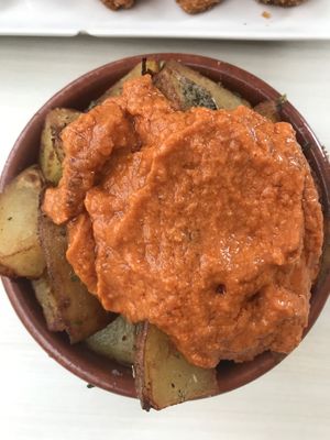 Bravas at La Cerveseria Clandestina in Barcelona