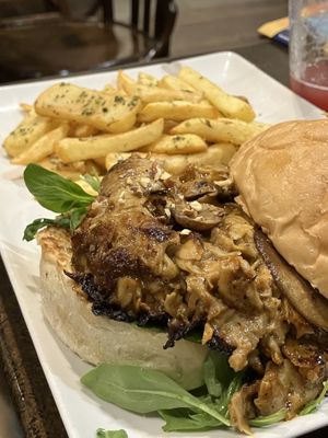 Pulled Heura  at La Cerveseria Clandestina in Barcelona