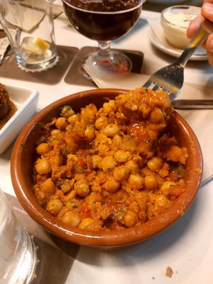 Chorizo vegano at La Cerveseria Clandestina in Barcelona