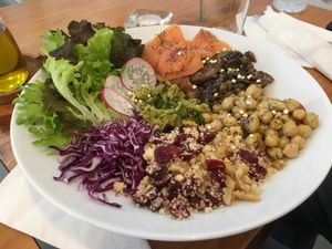 Salad at Treze in Ponta Delgada