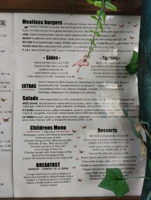 Menù 📝 at Project Social in Ibiza