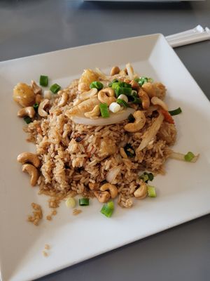 Pineapple cashew fried rice at Five Star Thai Cuisine in Crown Point