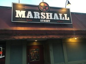 Front entrance at Marshall Street Bar and Grill in Rochester