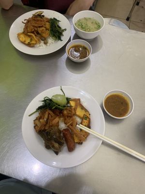 Rice dish with buffet selection   at Thanh Tinh - Quang Trung in Chau Doc