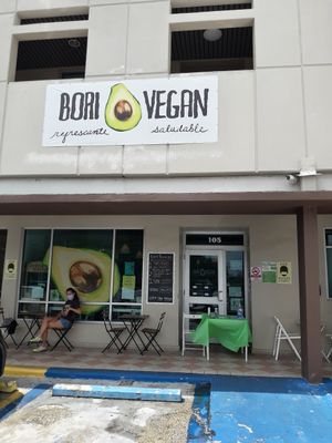 Outdoor seating, take away, and delivery offered. at Bori Vegan in Guaynabo