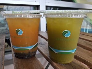 Delicious fresh juices 😋 at Bori Vegan in Guaynabo