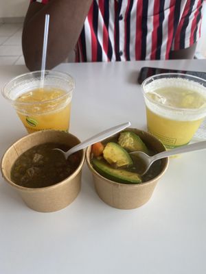 The LENTIL SOUP WAS AMAZING!!!!! Sooooo goood!  at Bori Vegan in Guaynabo