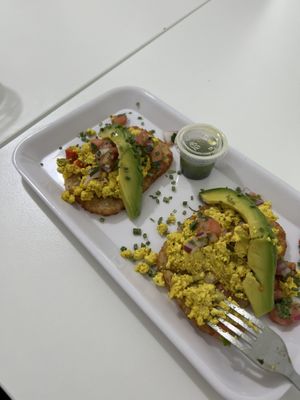 Tofu scramble, so good I had to get two orders  at Bori Vegan in Guaynabo