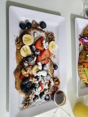 Pumpkin Pancakes at Bori Vegan in Guaynabo