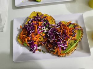 Avocado Toast (the bread they use is delish) at Bori Vegan in Guaynabo