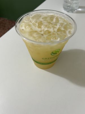 Pineapple ginger juice  at Bori Vegan in Guaynabo