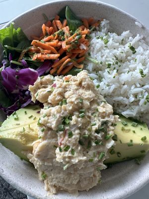 Chic pea tuna stuffed avocado!  at Bori Vegan in Guaynabo