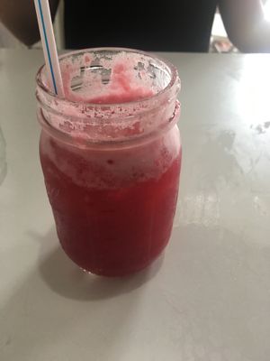 Pineapple Beet Agua Fresca at Bori Vegan in Guaynabo