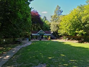 The tea house at Valley Gardens Tea Rooms in Saltburn-by-the-sea