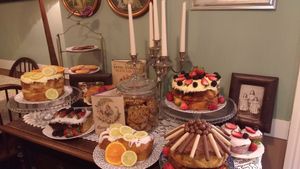 Vegan birthday cakes available to pre order  at Valley Gardens Tea Rooms in Saltburn-by-the-sea