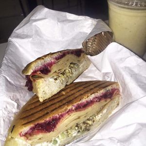 Thanksgiving sandwich! at P.S. Kitchen in New York City