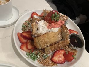 French toast at P.S. Kitchen in New York City