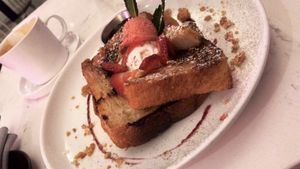 French toast  at P.S. Kitchen in New York City