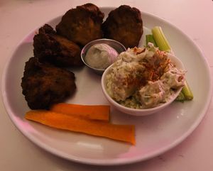 Maitake wings  at P.S. Kitchen in New York City